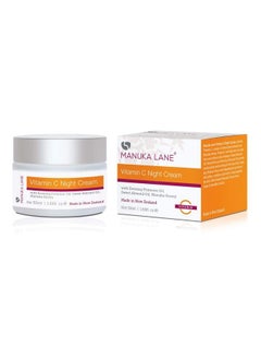 Manuka Lane Vitamin C Night Cream For Face And Neck With Evening Primrose Oil Manuka Honey & Sweet Almond Oil | Plant Based Formula | Carefully Formulated To Keep Your Skin Young And Healthy!  - Image 1