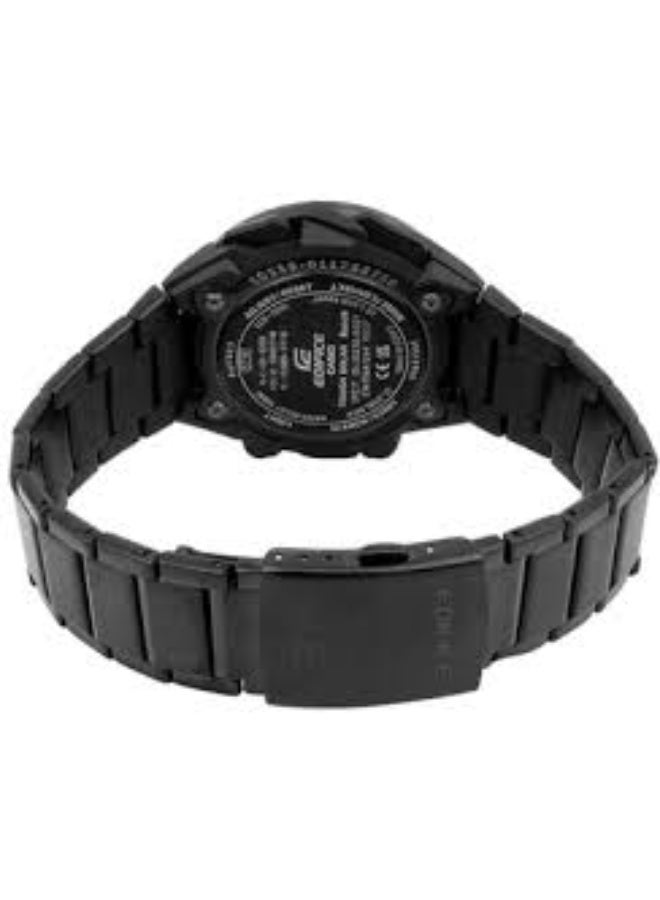 كاسيو ساعة كاسيو إيديفيس للرجال ECB-2200RC-1A9، زجاج معدني، ستانلس ستيل - Image 3