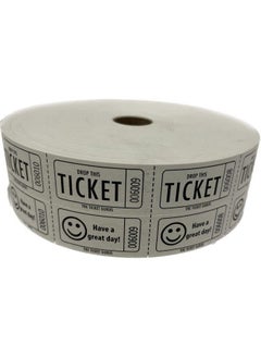 The Ticket Gurus Double Smile Raffle Tickets2000 Roll (White)  - Image 2