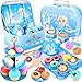 INNOCHEER Tea Party Set for Little Girls Toys Toys for Kids Tea Sets for Toddlers 35 Pretend Play Kitchen Toy Birthday Christmas Princess Gifts Toys for 3 4 5 6 7 Year Old Girls - Image 2