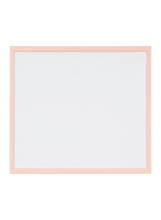 MasterVision Pastel Magnetic Dry Erase White Board, 16" x 12", Salmon Pink Frame, Decorative Whiteboard for Kitchen, Dorm, or Classroom, Wall Décor for Home Office - Image 1