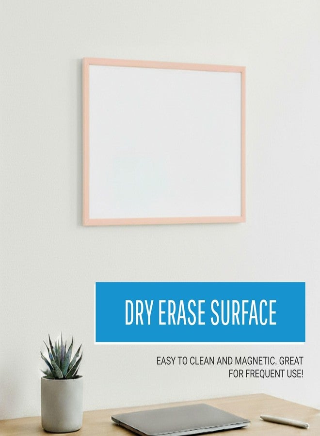 MasterVision Pastel Magnetic Dry Erase White Board, 16" x 12", Salmon Pink Frame, Decorative Whiteboard for Kitchen, Dorm, or Classroom, Wall Décor for Home Office - Image 5
