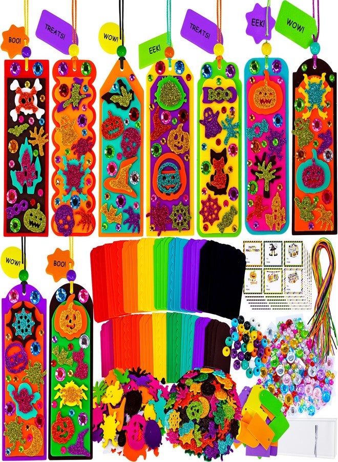 وينلين مجموعة من 36 قطعة من أدوات الحرف اليدوية لعيد الهالوين من Winlyn، حرف يدوية للأطفال في الخريف، علامات مرجعية ثلاثية الأبعاد لعيد الهالوين، مجموعات فنية، ملصقات إسفنجية على شكل فانوس جاك الوحش، فنون وحرف يدوية للأطفال، أنشطة صفية، هدايا حفلات الهالوين - Image 1