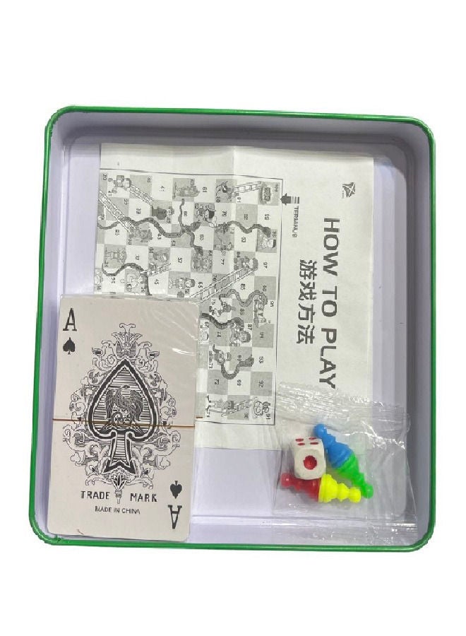 رويال Magnetic Snakes and Ladders Board Game Set-Royal plastic deck - Image 2