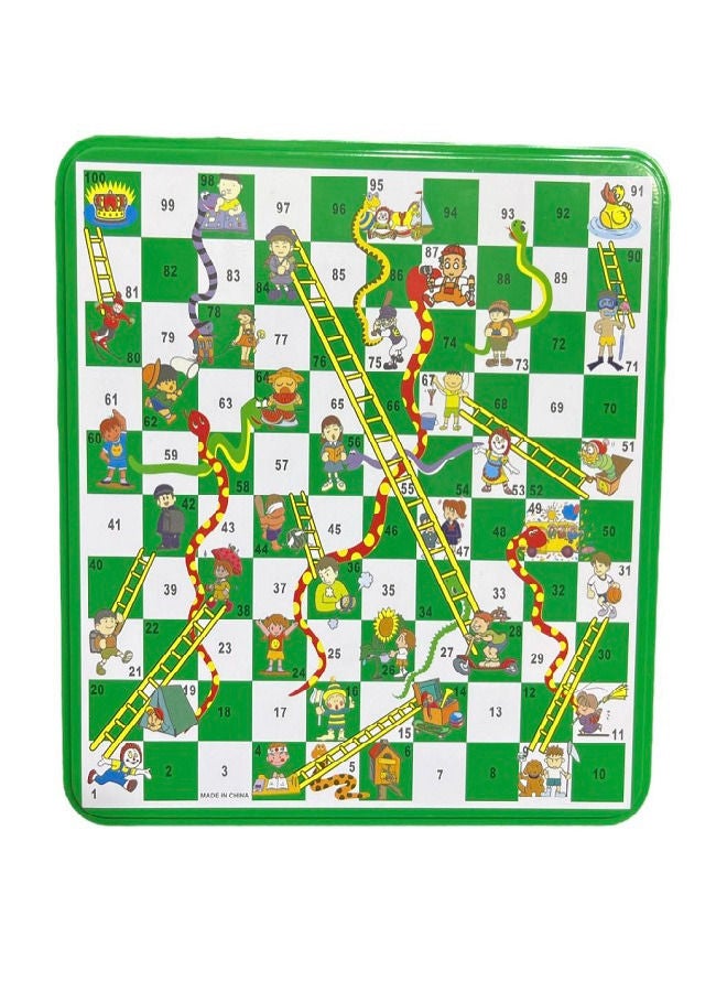 رويال Magnetic Snakes and Ladders Board Game Set-Royal plastic deck - Image 3