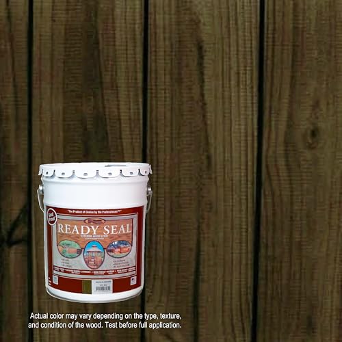 Ready Seal Exterior Wood Stain | Semi-Transparent Oil-Based Formula | Professional Grade Stain and Sealer in One | Ideal for Decks, Fences, Pergolas, Wood Siding & More | 5 Gallon | Mission Brown - Image 2