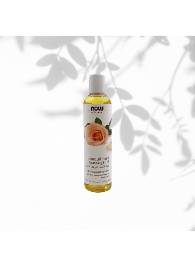 Now Tranquil Rose Massage Oil 237 ml - Image 2