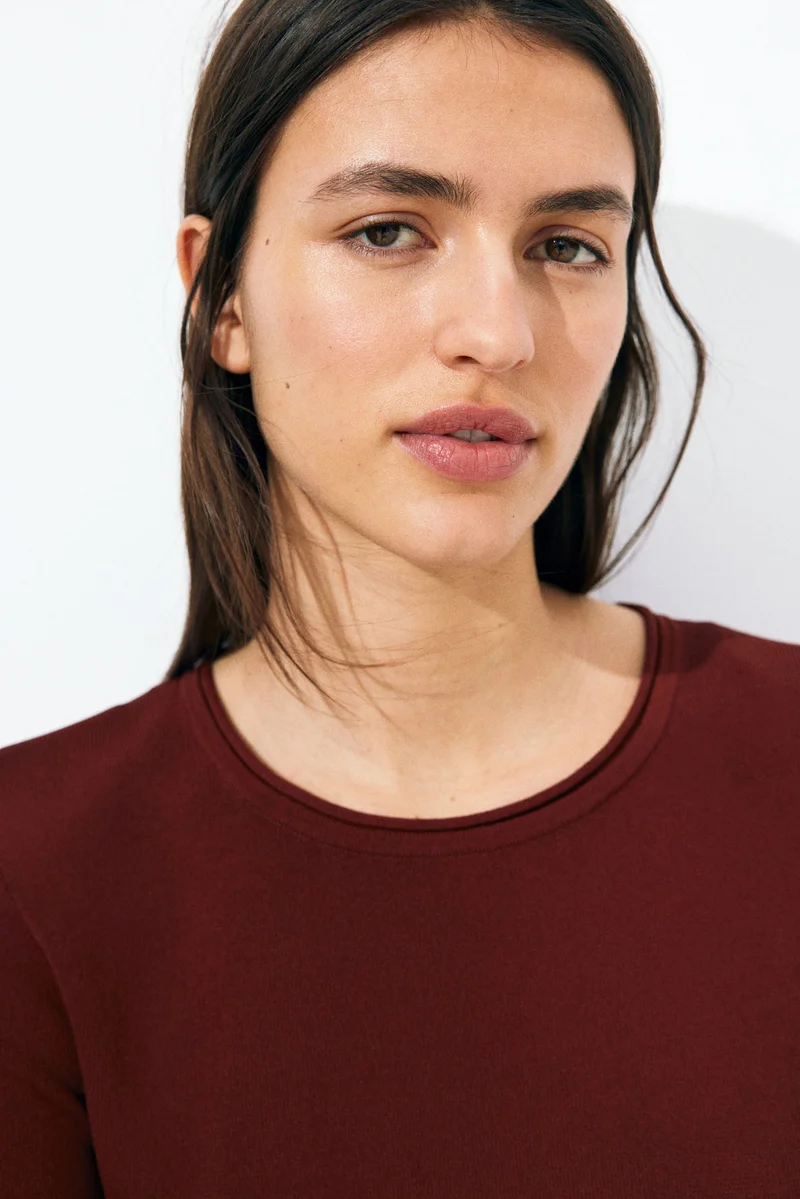 H&M Fine-knit T-shirt