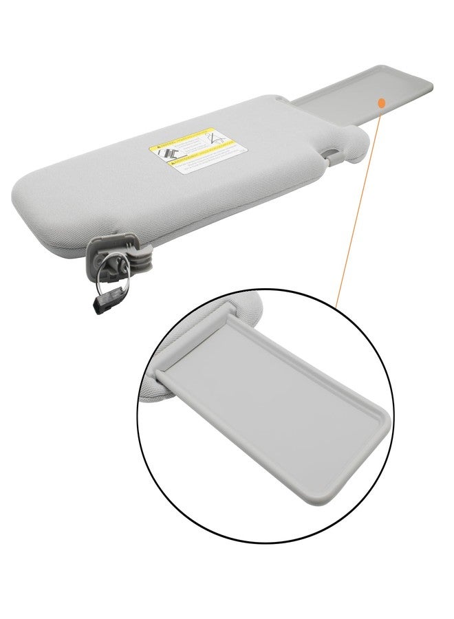 NHILES Left Driver Sun Visor Compatible with Mazda CX-9 2010-2015 Sun Visor Replacement Number TD11-69-320C-75 TD12-69-320C-75 Color:Gray - Image 5