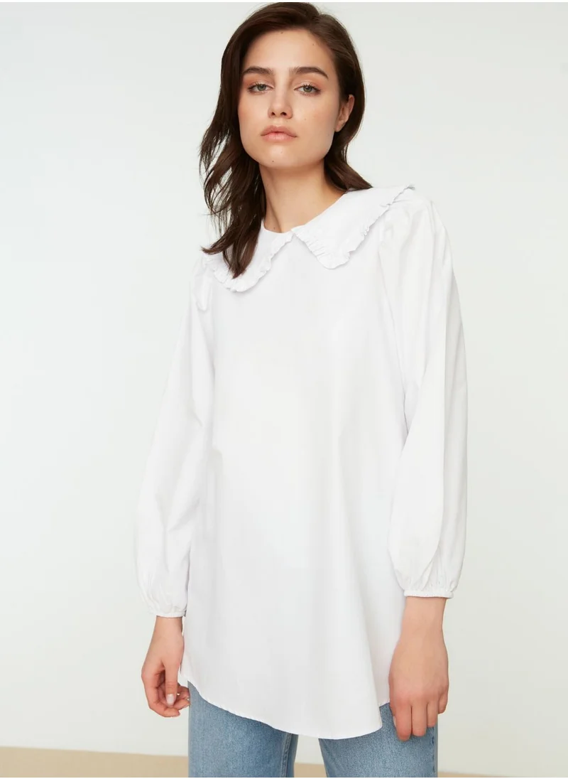 trendyol Balloon Sleeve Tunic Top