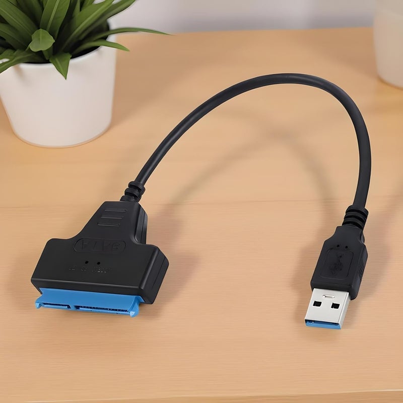 SATA To USB 3 0 Hard Drive Cable High Speed Data Transfer Adapter For HDD SSD - Image 4
