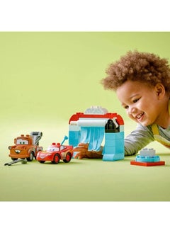 LEGO Lightning McQueen and Mater's Car Wash Fun Building Toy - 23 PCS  - Image 2