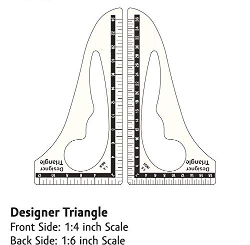 Khyati Fashion Designing Scale Set Tailoring Kit with 12 Scales - Image 5