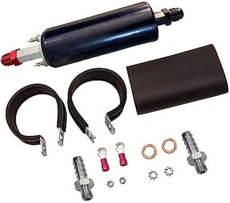 A-Team Performance LS Universal High Flow & Pressure External Inline 255LPH Fuel Pump Kit - Image 1