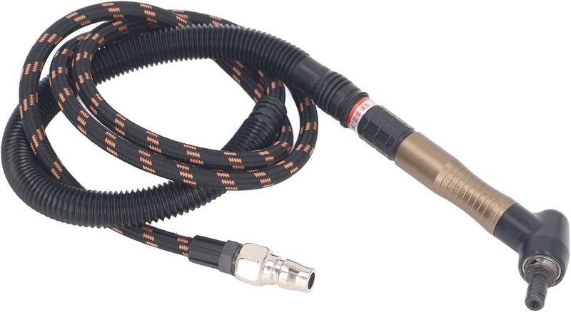 Air Micro Die Grinder Kit, Pneumatic Die Grinder with Rotary Switch, 23500rpm High Speed Elbow Design for Polishing Deburring Chamfering, Alloy Steel Grinding Pencil for Plastic St - Image 3