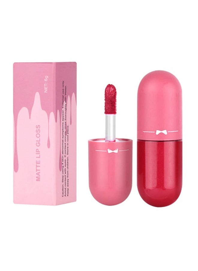 klarako - Mini Capsule Matte Liquid Lipstick, 5 Colors Nude Velvet Matte Lip Gloss, Waterproof Long Lasting Non-Stick Cup Moisturizing Lip Stick Lip Makeup - Image 1