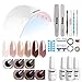 Vishine Gel Nail Polish Starter Kit with 36W UV LED Nail Lamp Speed Dryer Manicure Tools Set of 6 Sheer Milky White Neutrals Skin Nude Jelly Transparent Colors Gel Polish Base and Top Coat #055 - Image 2
