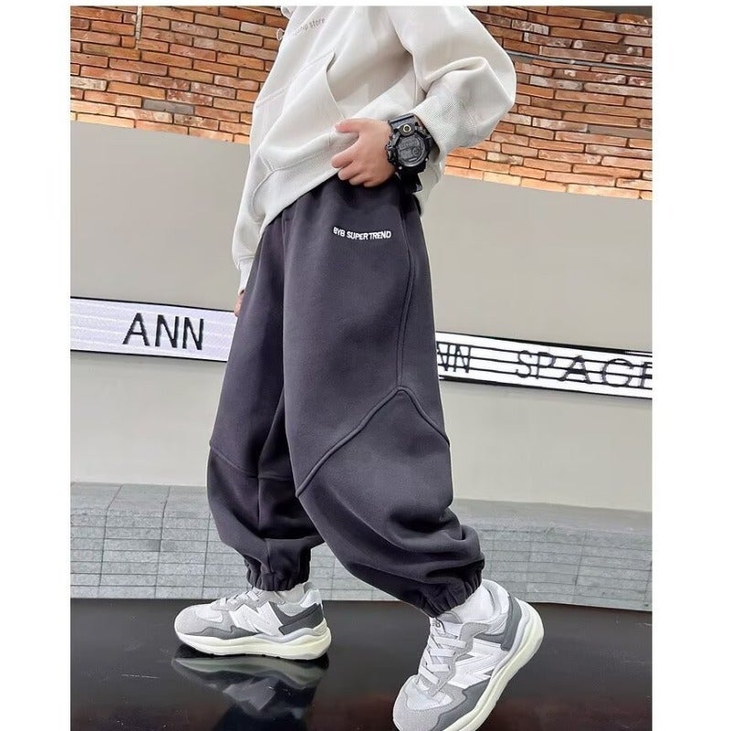 Boys' Autumn And Summer Korean Style Casual Sports Pants Fashion Children'S Boys' Loose Trendy Pants - Image 4