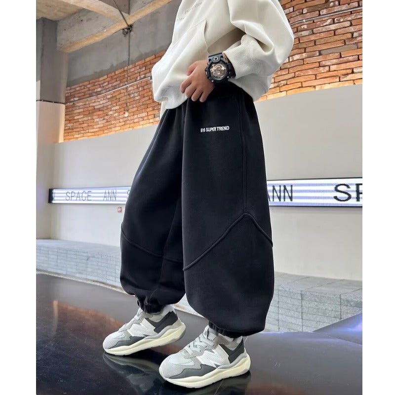 Boys' Autumn And Summer Korean Style Casual Sports Pants Fashion Children'S Boys' Loose Trendy Pants - Image 5