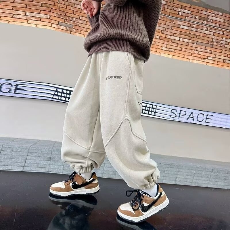 Boys' Autumn And Summer Korean Style Casual Sports Pants Fashion Children'S Boys' Loose Trendy Pants - Image 1