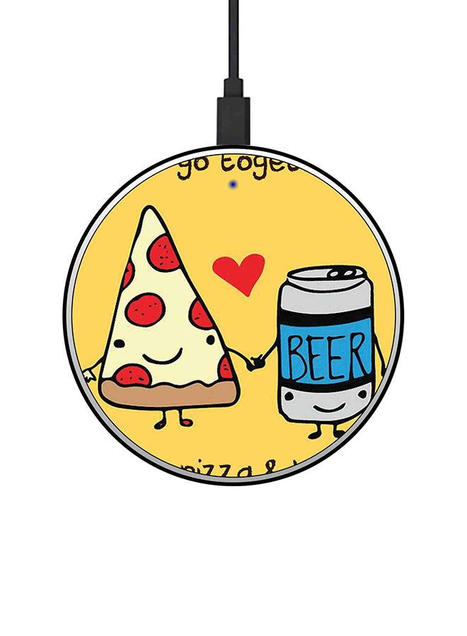 ثيودور شاحن لاسلكي سريع بقدرة 15 وات متعدد الألوان - Image 1