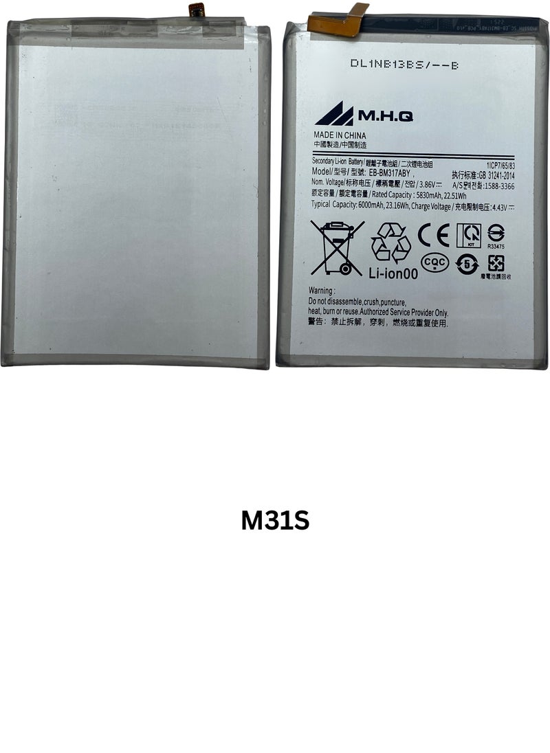 M.H.Q SAMSUNG M31S (SM-M317) - EB-BA317ABY Battery High Quality  - Image 3