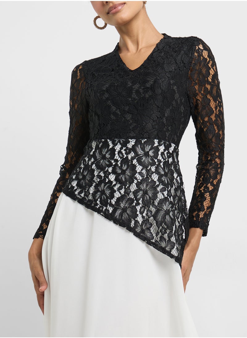 Khizana Contrast Toned Dress  - Image 3
