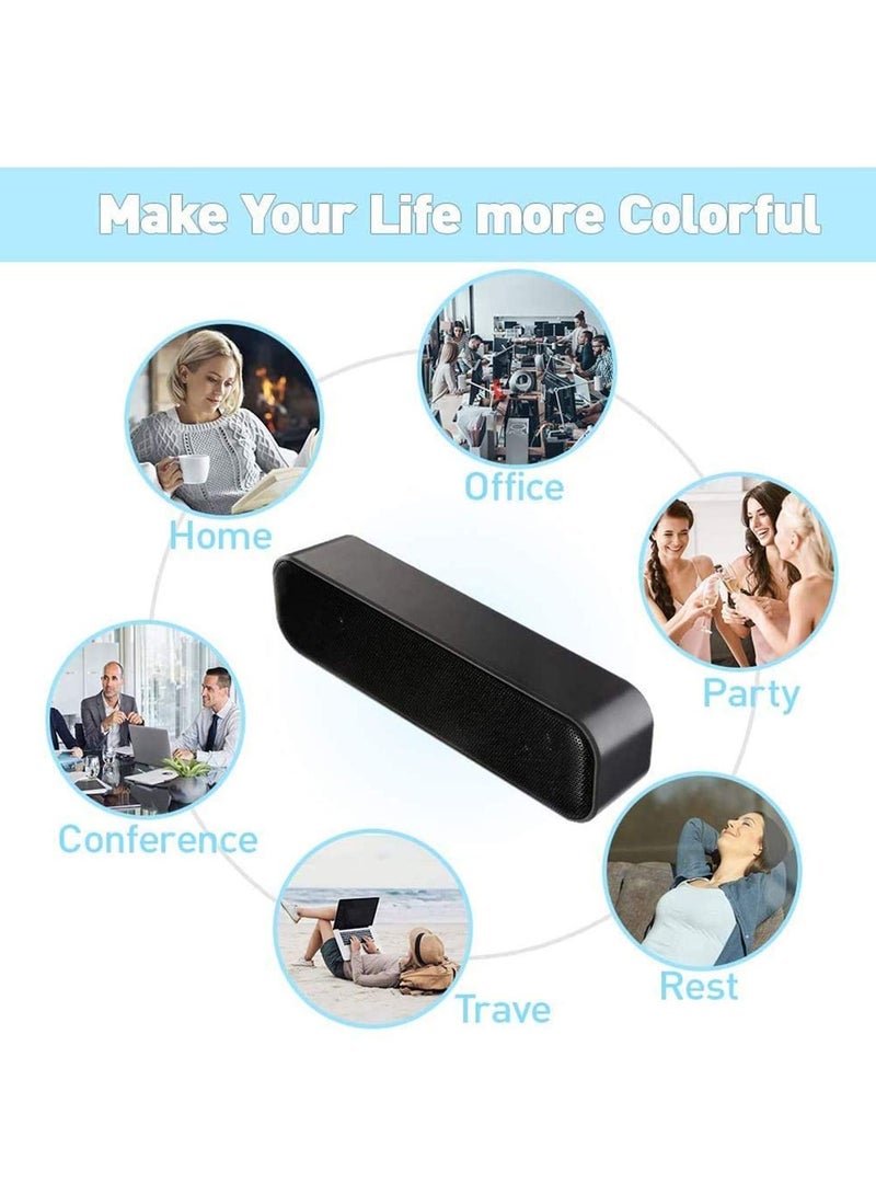 Excefore Computer Speaker, USB Powered Speaker, Portable Computer Sound Bar, Bar-Plug and Play, Compatible with Various Devices System - Image 4