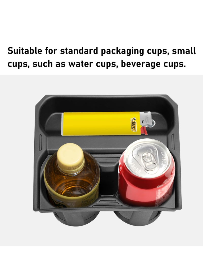 Excefore إدخالات حوامل الأكواب في وحدة التحكم الوسطى، متوافقة مع إدخال حامل الأكواب لمازدا CX-50 2023، إدخال حامل أكواب سيليكون غير قابل للانزلاق لحامل الأكواب المائي لمستلزمات مازدا CX-50 2023، أسود - Image 2