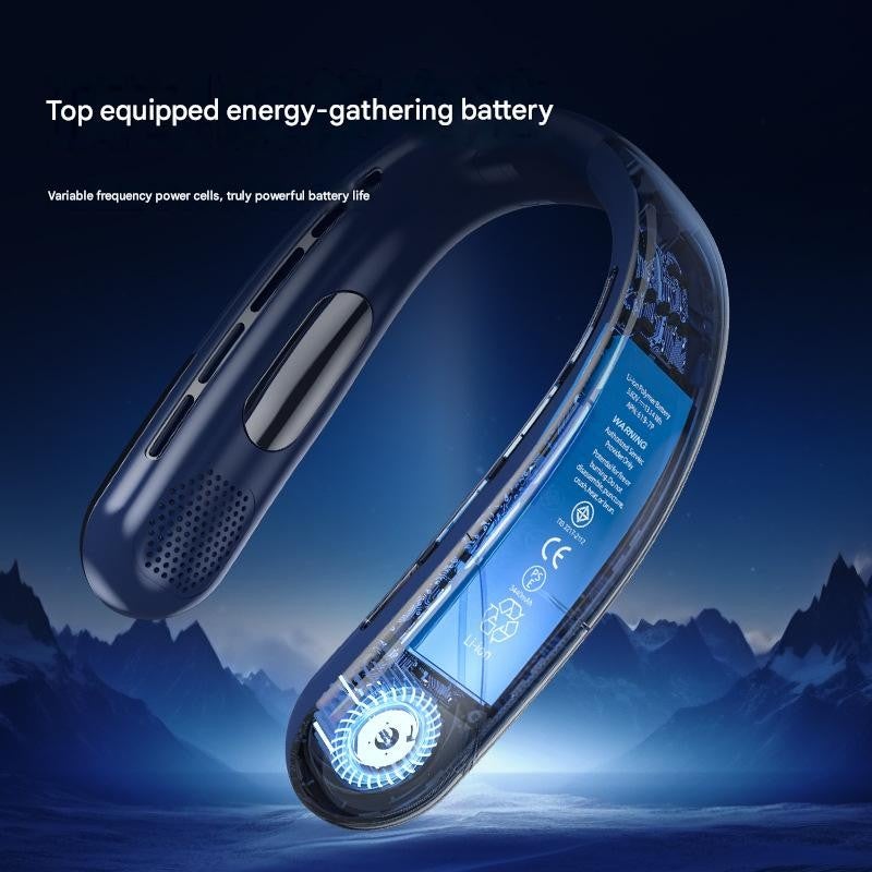 New Neck-Hanging Fan - Portable Hands-Free Cooling for Outdoor     Sports - Image 5