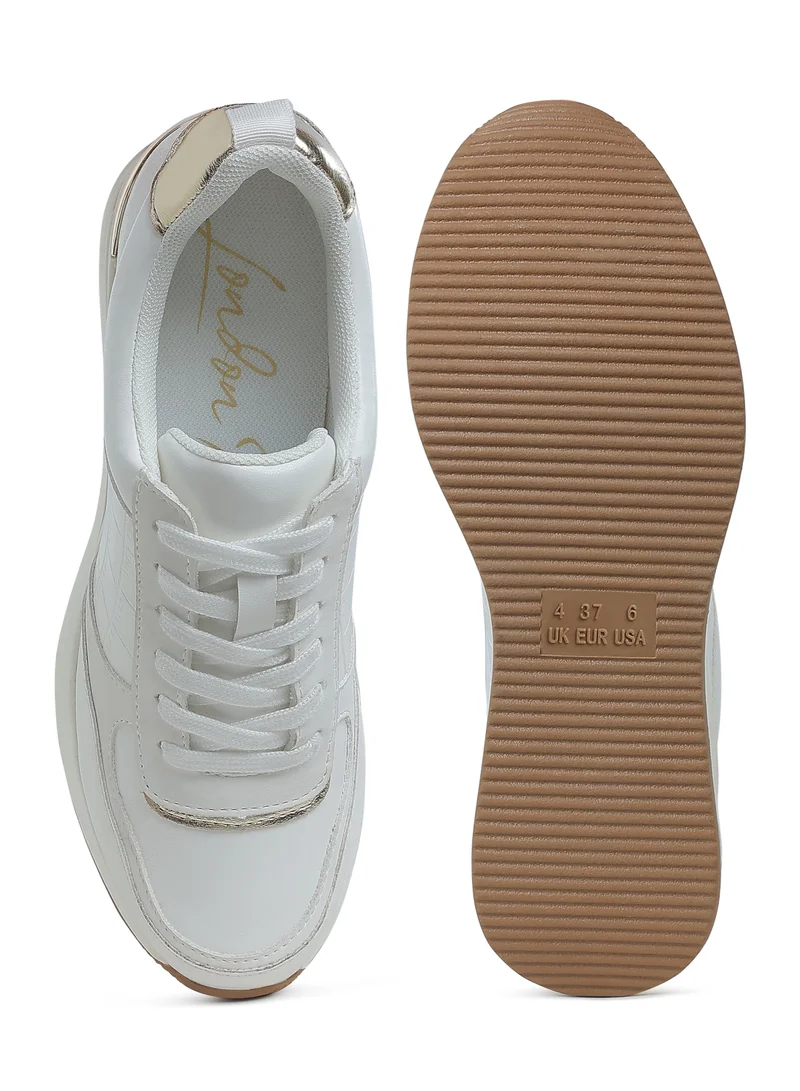 London Rag Chunky Wedge Heel Sneaker in Sneaker