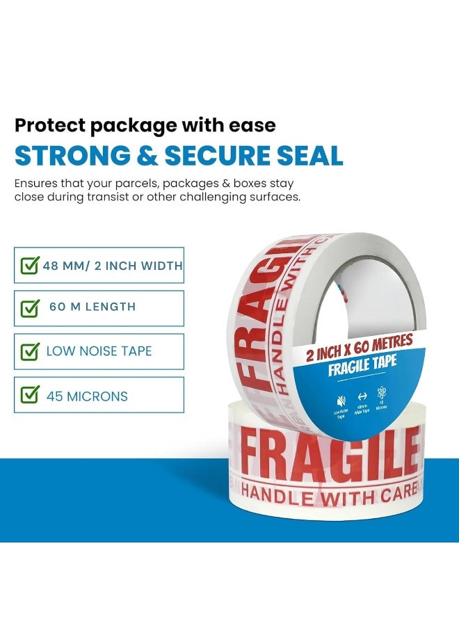 AL FAKHAMA شريط فخم ثقيل للمواد الهشة - 2 بوصة × 60 متر - Image 2