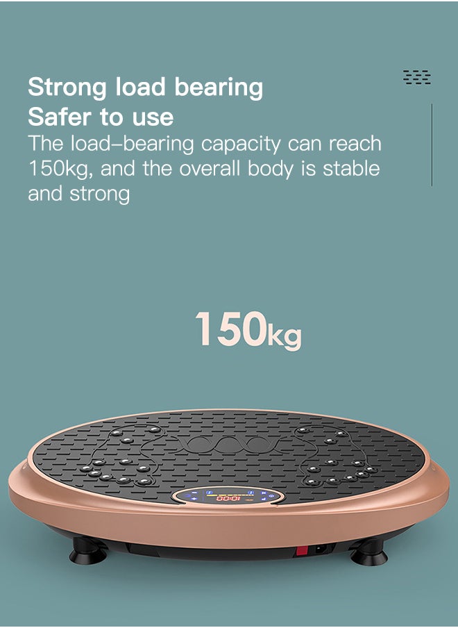 Sharpdo - Vibration Plate Exercise Machine Whole Body Vibration Machine for Home Fitness w/Loop Bands, Home Workout Equipment for Weight Loss, Toning & Wellness - Image 1