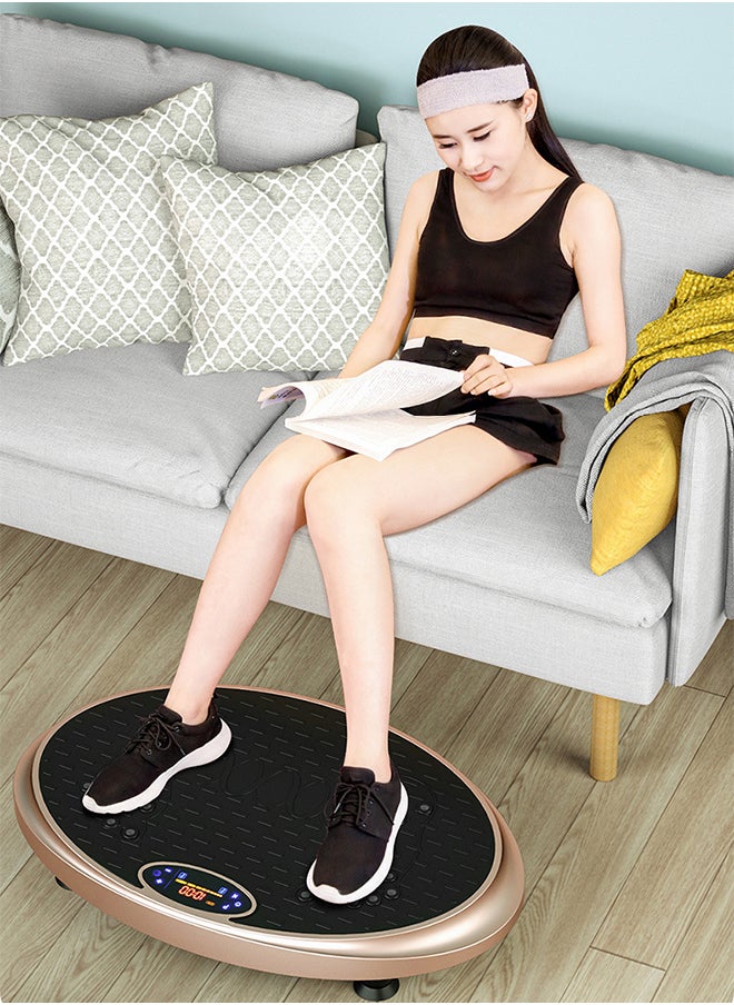 Sharpdo - Vibration Plate Exercise Machine Whole Body Vibration Machine for Home Fitness w/Loop Bands, Home Workout Equipment for Weight Loss, Toning & Wellness - Image 1