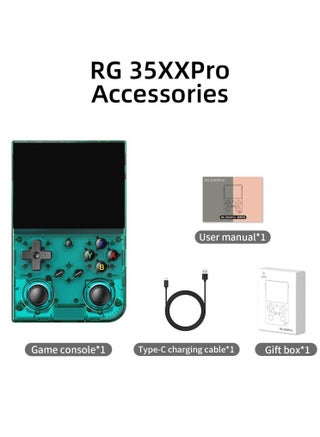 Anbernic RG 35XXPRO 64-bit Handheld Game Console 3.5-inch IPS Screen Linux System Video Game Console Emulator Portable 64G HD Output - pzsku/Z37F5BDAF376A74F7E7F1Z/45/1752809017/9f3d2988-c273-4950-a5a3-52f04d27dc46