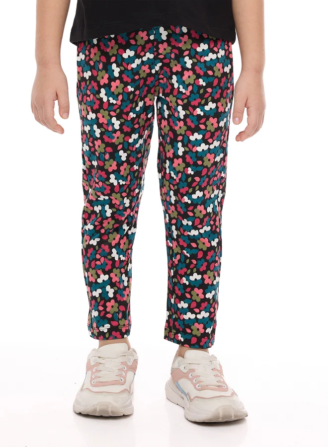 victor and jane Victor And Jane Girls Graphic Floral Top and Pants Set