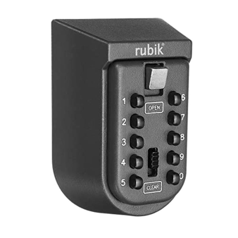 Key Storage Safe Box with 10-Digits Code Combination Password Security Lock Waterproof Wall Mount Push Button for Home Room Guest Family Key Sharing - Image 1