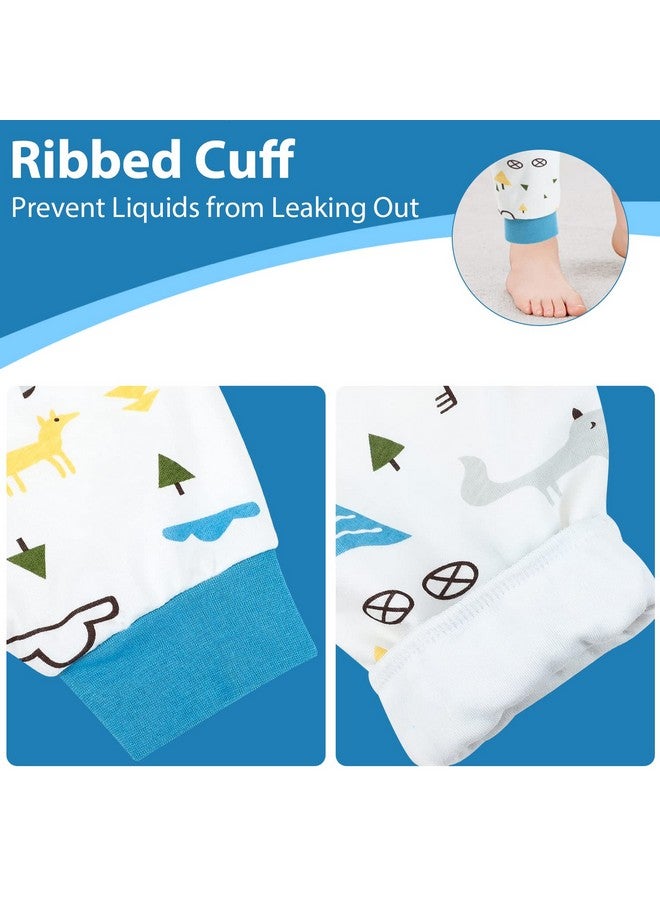 MooMoo Baby Waterproof Diaper Pants for Potty Training 2 Packs Nighttime Diaper Short for Boys - Image 4