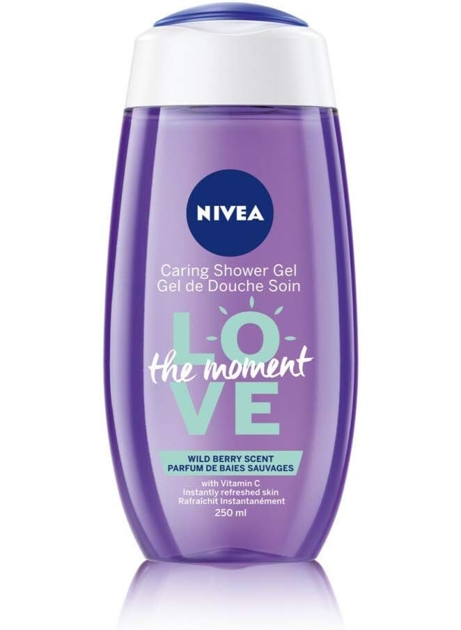 Caring Shower Gel Love the Moment Wild Berry Scent 250ML