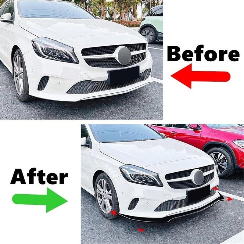 DEMULAX Front Bumper Spoiler for Mercedes-Benz A-Class - Image 4