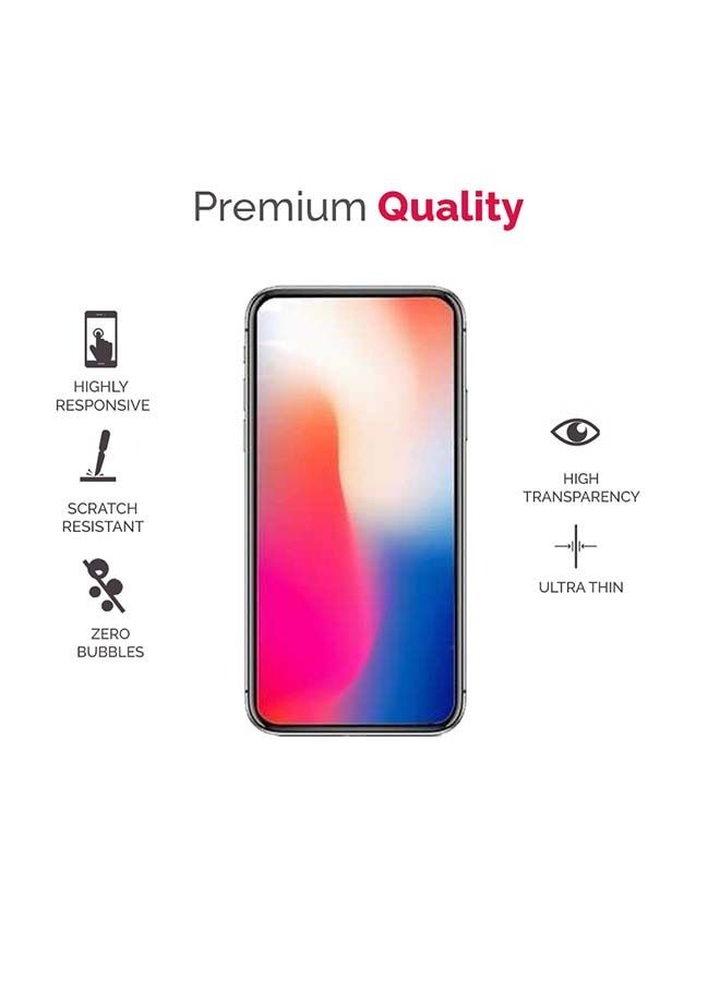 واقي شاشة من الزجاج المقوى لهاتف أبل آيفون XR شفاف - Image 3