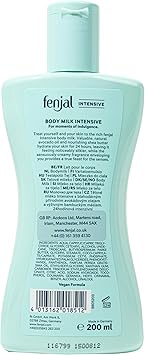 Fenjal Fenjal Intensive Body Milk Silky Soft Skin Rejuvenating Body and Mind Bergamot Vanilla 200 ml - Image 2
