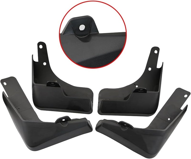 Black Mud Flaps Compatible for Nissan X Trail T32 2014 2021 Accessories - Image 4