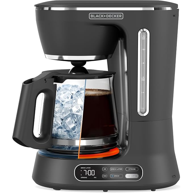 BLACK&DECKER 12-Cup Digital Coffee Maker and Coffee Grinder Bundle - Image 2