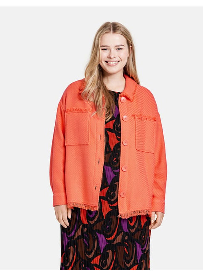 GERRY WEBER قميص خارجي بحواف مزينة بالشراشيب  - Image 1