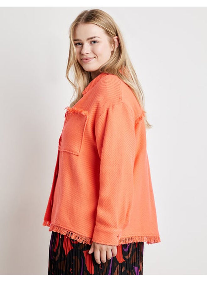 GERRY WEBER قميص خارجي بحواف مزينة بالشراشيب  - Image 5