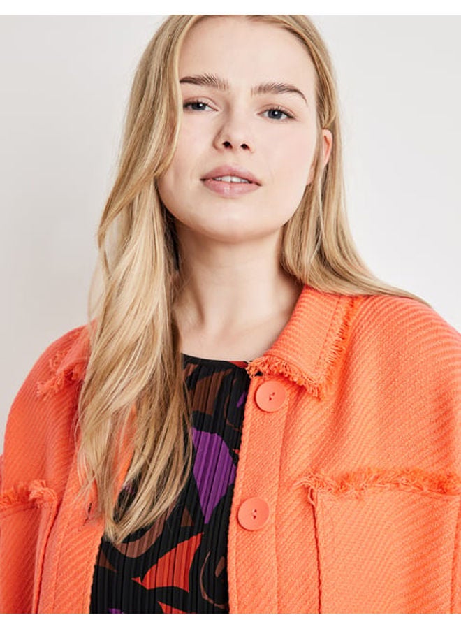 GERRY WEBER قميص خارجي بحواف مزينة بالشراشيب  - Image 4