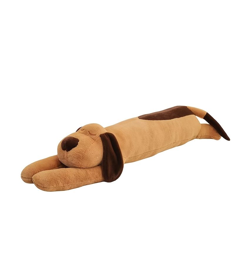 Yellow Plush Cartoon Dog Pillow Soft Long Ears Decorative Cushion Home Sofa Gift - Image 4