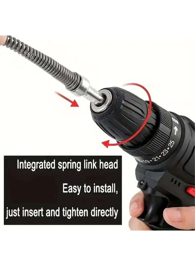 98.43 Inch 360 Degree Rotating Hook Drain Snake Rustproof Clog Remover - Image 4