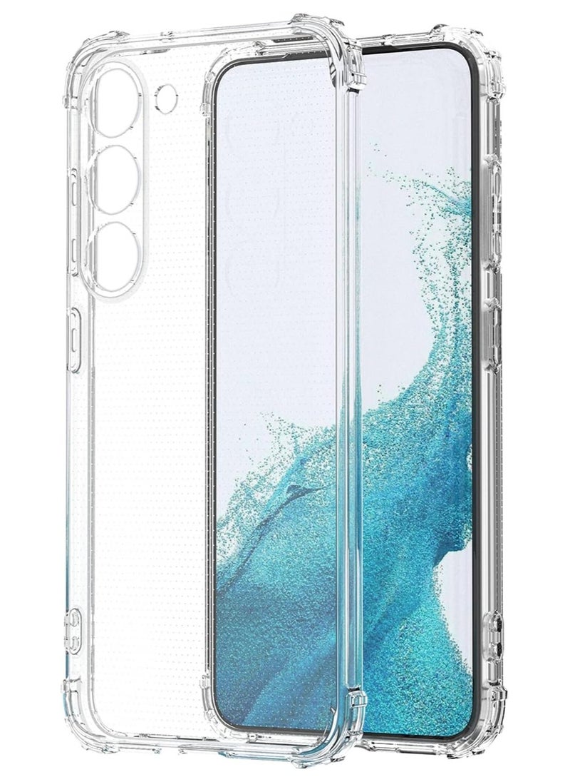 Samsung Galaxy S24 Plus 5G Clear Cover Case soft TPU Transparent Back Protective Case shock Absorbent Reinforced Bumper Corners for S24 Plus  - Image 1